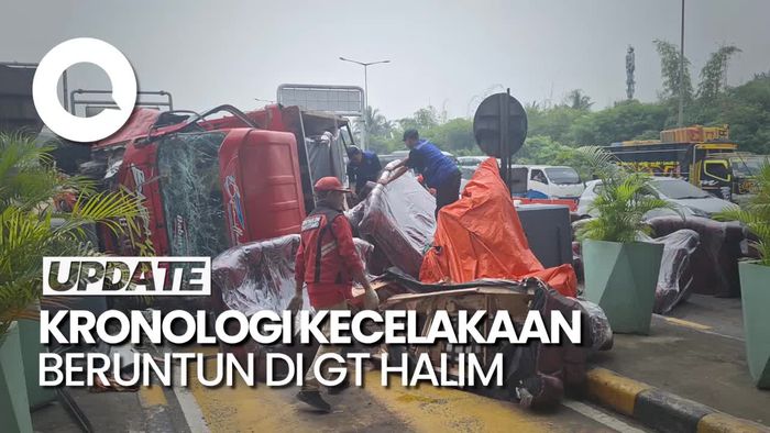Kronologi Kecelakaan Beruntun Libatkan 7 Mobil di GT Halim