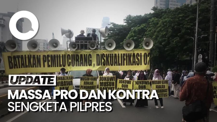 Ada Massa Aksi Tandingan Sengketa Pilpres, Minta MK Tak Diintervensi