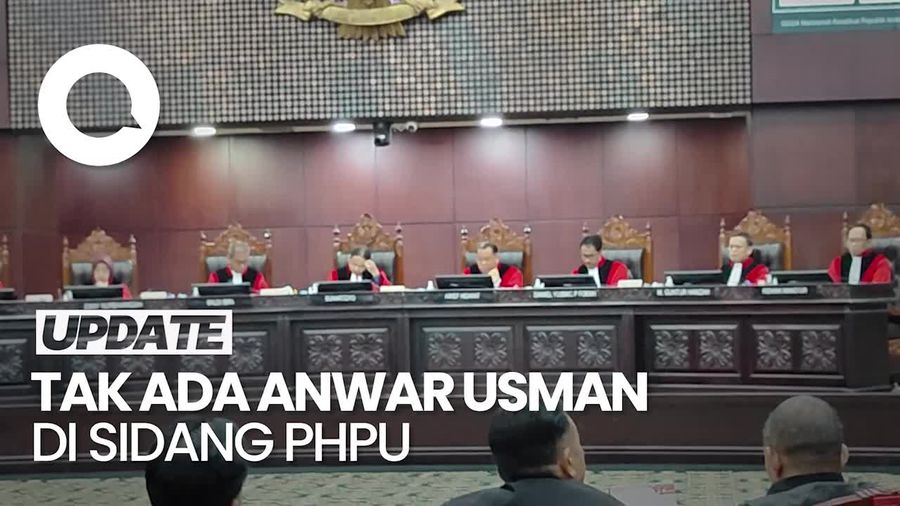 Momen Sidang Perdana Sengketa Pilpres di MK Tanpa Anwar Usman