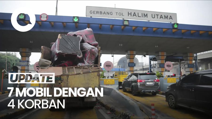 Jumlah Kendaraan dan Korban Luka Akibat Kecelakaan Beruntun di Tol Halim