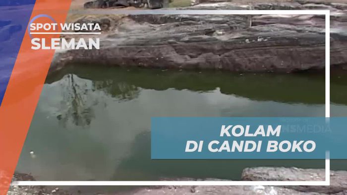 Melihat Kolam Candi Boko yang Berfungsi Sebagai Cadangan Air, Sleman