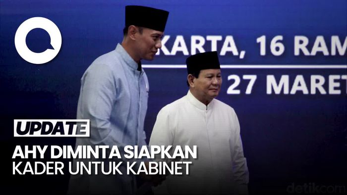 AHY Akui Diminta Prabowo Siapkan Kader Terbaik untuk Kabinet