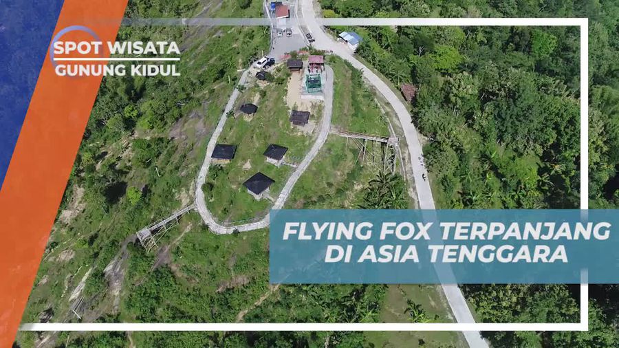 Menjajal Sensasi Meluncur Dari Flying Fox Terpanjang di Asia Tenggara, Gunung Kidul