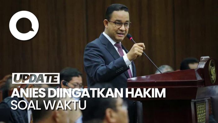 Kala Ketua MK Ingatkan Anies soal Waktu