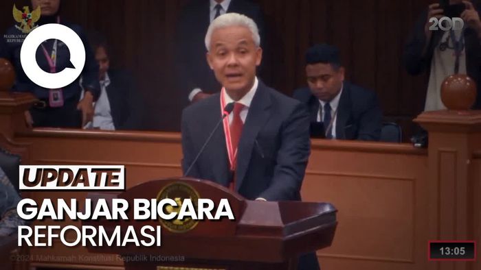 Ganjar di Sidang MK: Kita Menolak Dibawa ke Masa Sebelum Reformasi