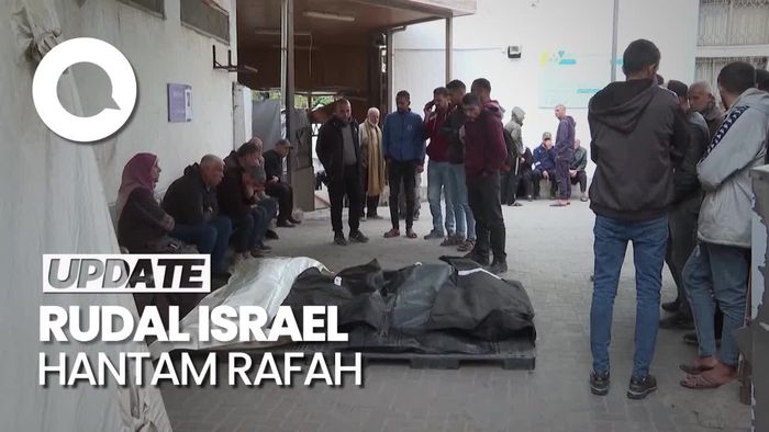 Rudal Israel Hantam Rafah Gaza, 4 Orang Tewas