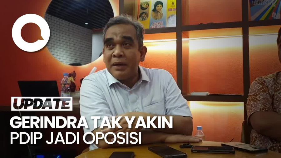 Gerindra Tak Yakin PDIP Bakal Oposisi: Kalau Ternyata Enggak Bagaimana?