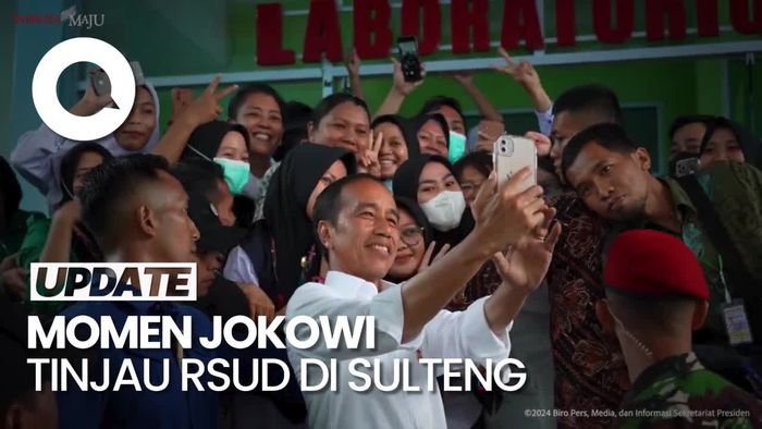 Jokowi Tinjau RSUD Mokopido Tolitoli, Ini Harapan Tenaga Medis