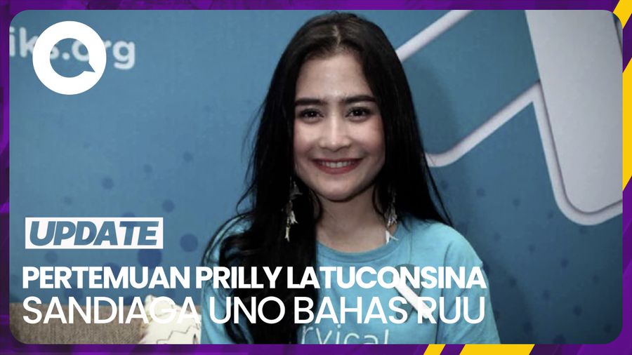 Prilly Latuconsina Bertemu Sandiaga Uno, Bahas RUU Ketenagakerjaan Aktor