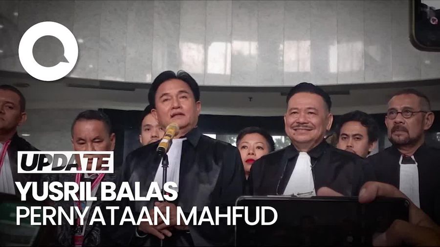 Yusril Balas Mahfud soal ke MK Bukan Cari Menang