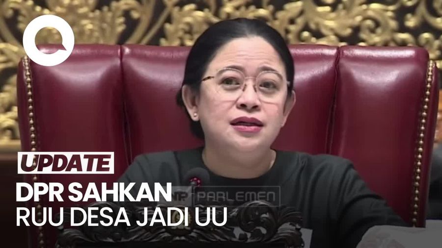 DPR Sahkan RUU Desa Jadi UU, Masa Jabatan Kades 8 Tahun