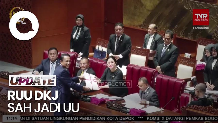 RUU Daerah Khusus Jakarta Sah Jadi UU, Cuma PKS yang Menolak