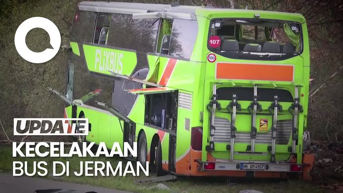 Horor Kecelakaan Bus di Jerman, 5 Orang Tewas-50 Lainnya Terluka