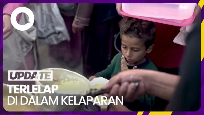 Anak-anak di Gaza Tidur dalam Keadaan Lapar Setiap Malam