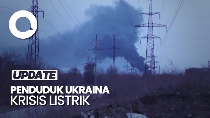 Jutaan Warga Ukraina Krisis Listrik Seusai Serangan Udara Rusia