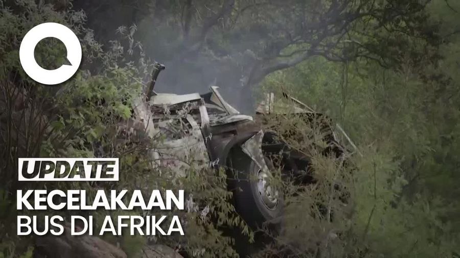 Bus Masuk Jurang di Afrika, 45 Orang Tewas
