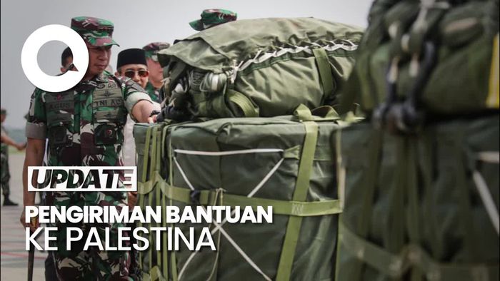 Indonesia Kirim Bantuan Kemanusiaan Untuk Palestina Lewat Udara