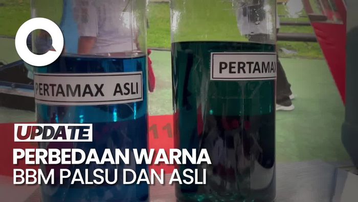 Beda Jauh! Begini Warna Pertamax Palsu di Kasus BBM Oplosan