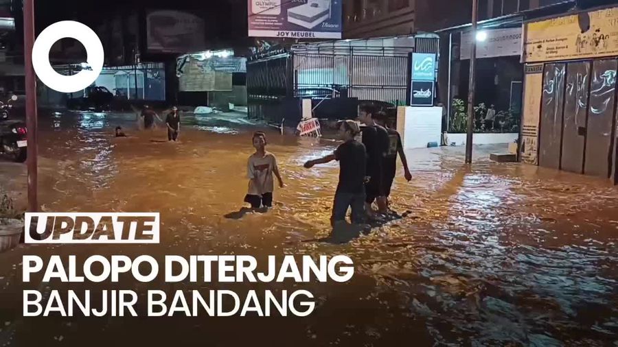 Banjir Bandang Terjang Palopo, 2.000 Rumah Warga Terdampak