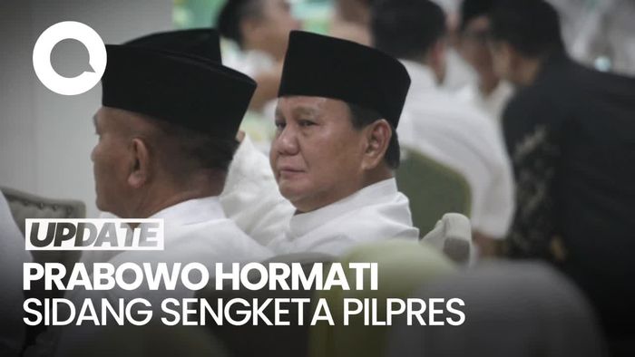  Prabowo Hormati dan Tunggu Putusan Gugatan Pilpres di MK