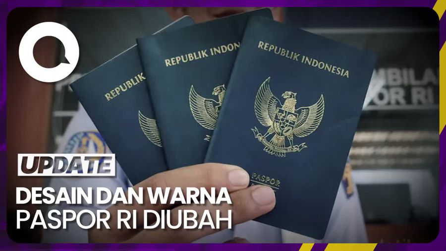 Soal Rencana Paspor RI Ganti Desain dan Warna