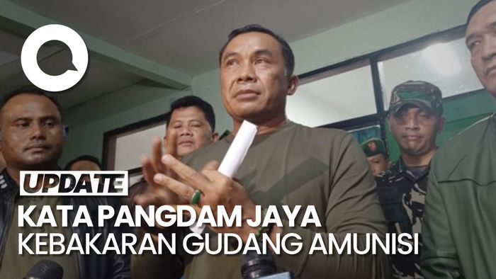 Pangdam Jaya Bicara soal Isi Gudang Amunisi yang Terbakar