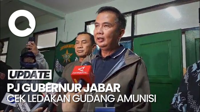 Pj Gubernur Jabar soal Ledakan Gudang Amunisi: Warga Aman