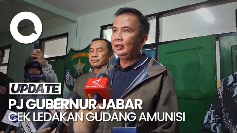 Pj Gubernur Jabar soal Ledakan Gudang Amunisi: Warga Aman