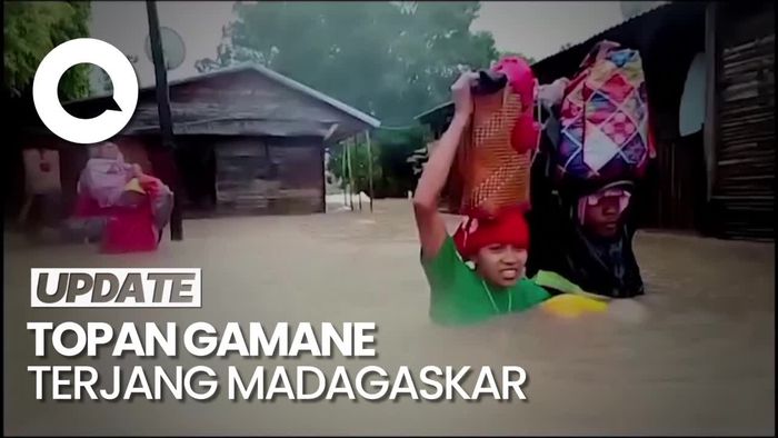 Topan Gamane Terjang Madagaskar, 18 Orang Tewas