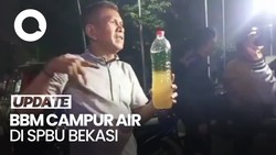  Geger BBM Campur Air Bikin SPBU di Bekasi Ditutup Sementara