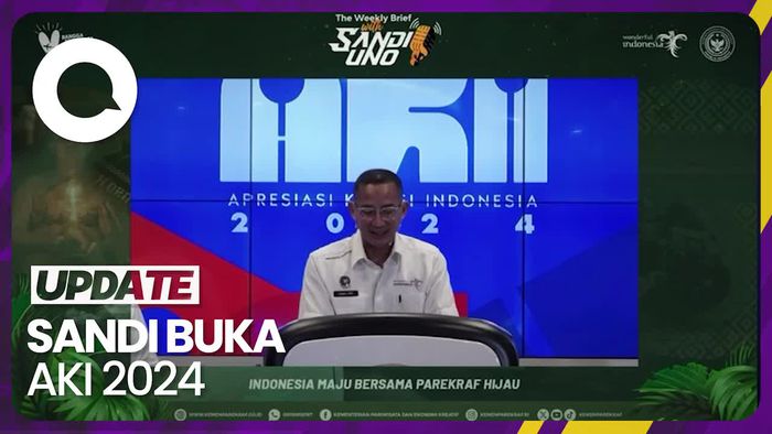 Menparekraf Sandiaga Uno Buka Acara AKI 2024