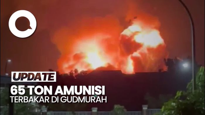 Ada 65 Ton Amunisi Kedaluwarsa di Gudmurah Kodam Jaya yang Terbakar