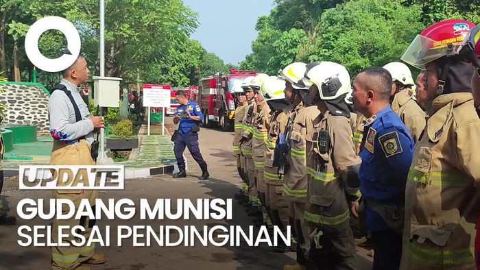 Proses Pendinginan Gudang Munisi Kodam Jaya Selesai, Damkar Pulang