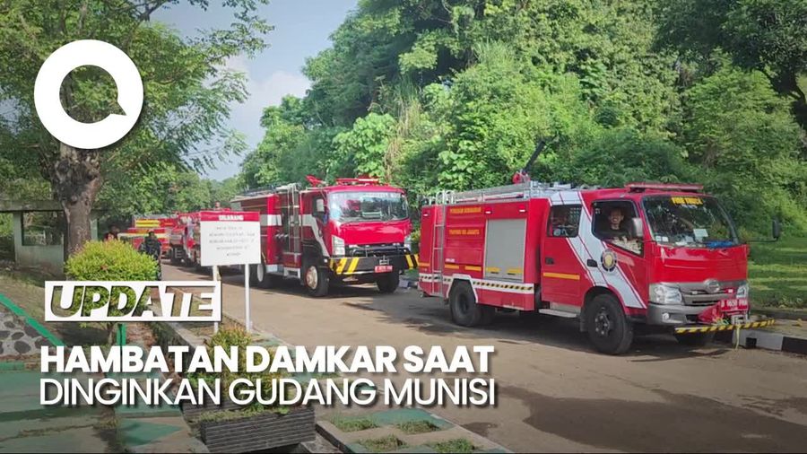 Dinginkan Gudang Munisi, Damkar Akui Takut Bahan Peledak