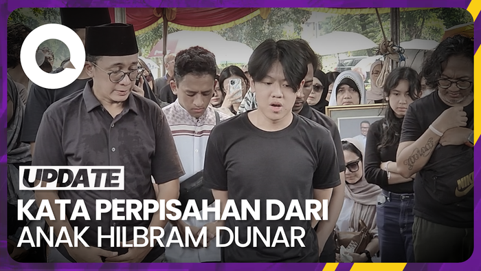 Pesan Perpisahan Putra Sulung di Pemakaman Hilbram Dunar