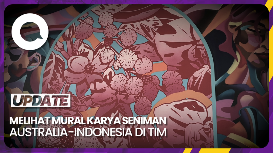 Tantangan Seniman Asal Indonesia-Australia Kolaborasi Mural di TIM JKT