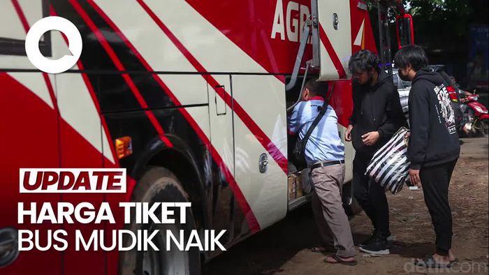 Harga Tiket Bus di Puncak Arus Mudik Meroket 100 Persen