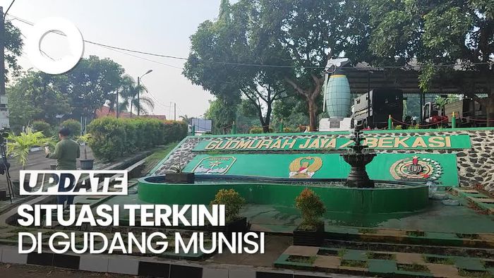 Situasi Gudang Munisi Kodam Jaya Pagi Ini Seusai Kebakaran