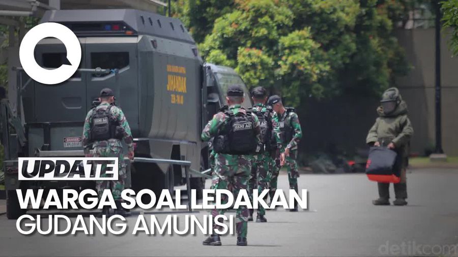 Kesaksian Warga saat Kebakaran Gudang Munisi Kodam Jaya