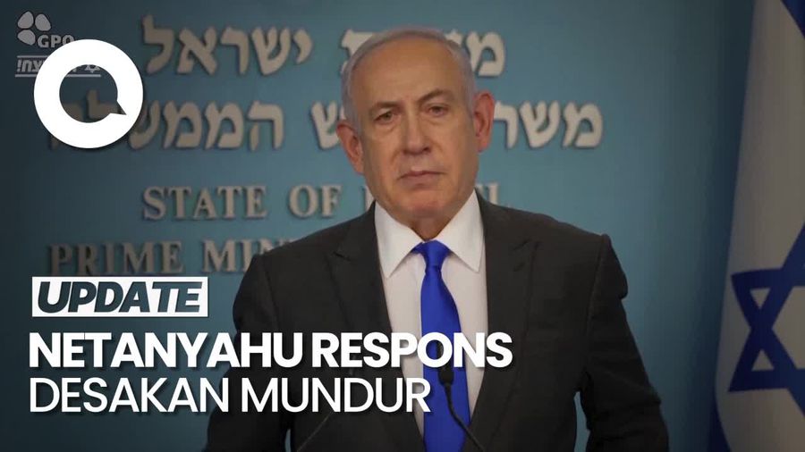 Didesak Warganya untuk Mundur, Ini Respons Netanyahu