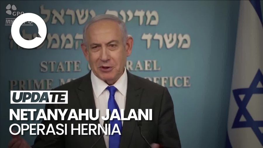 PM Israel Benjamin Netanyahu Bakal Jalani Operasi Hernia