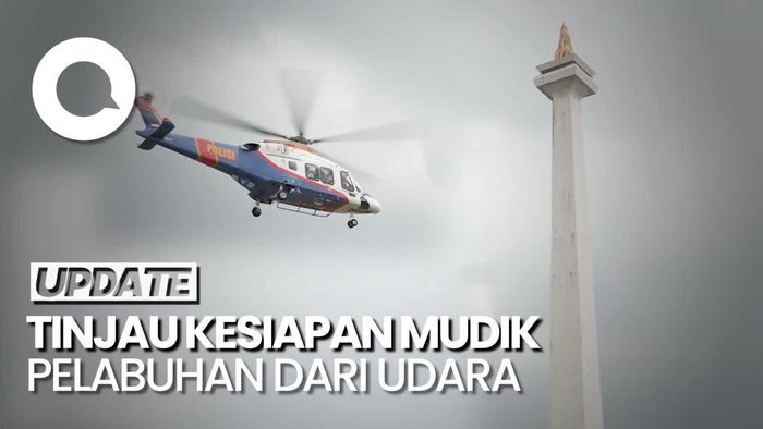 Momen Kapolri-Menko Polhukam Tinjau Kesiapan Mudik Via Udara
