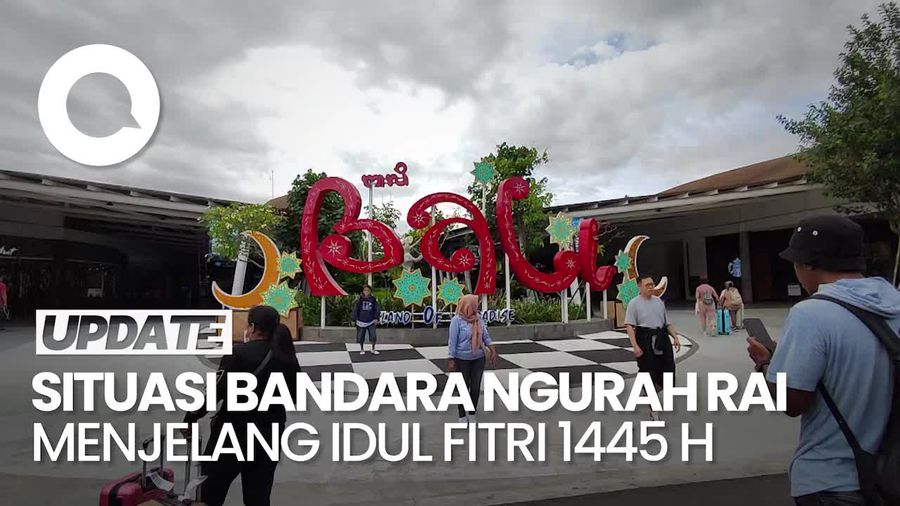 H-9 Lebaran, Bandara I Gusti Ngurah Rai Denpasar Masih Sepi Pemudik