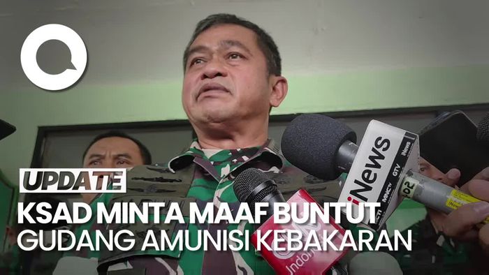 Permintaan Maaf KSAD hingga Arahan Jokowi Buntut Kebakaran Gudang Amunisi