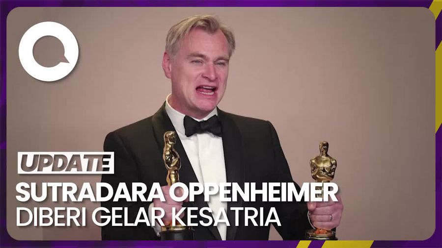 Christopher Nolan Diberi Gelar Kesatria dari Kerajaan Inggris