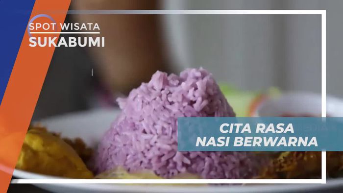 Santap Nasi Uduk Ungu, Kuliner Unik Bercita Rasa Lezat di Sukabumi