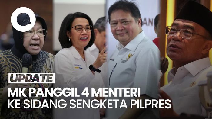 MK Panggil Muhadjir, Airlangga, Sri Mulyani dan Risma ke Sidang