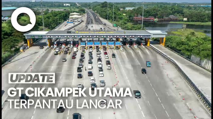 H-9 Lebaran, Belum Ada Peningkatan Kendaraan di GT Cikampek Utama 