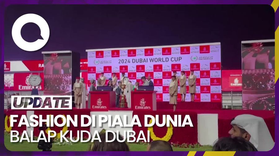 Gaya Fashion Para Peserta di Piala Dunia Balap Kuda Dubai 2024