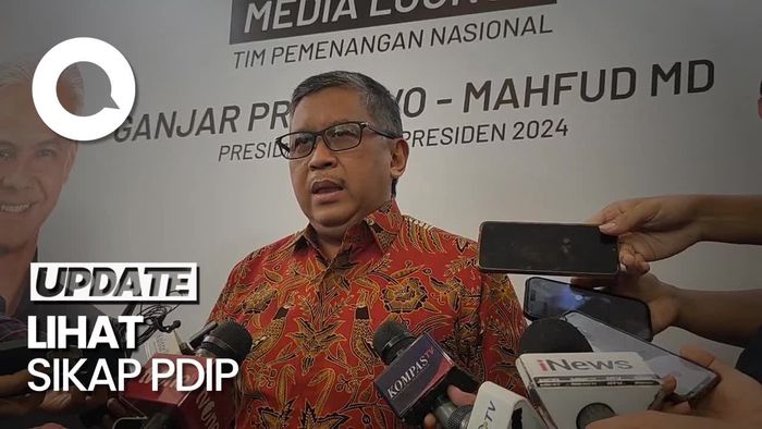 Ganjar Pilih Berada di Luar Pemerintahan, Hasto Bicara Sikap PDIP